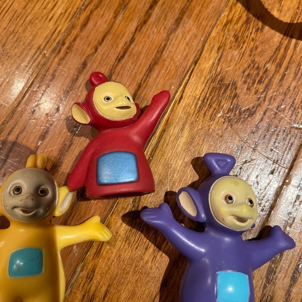 Teletubbies 1998 PVC Figures Ragdoll Decopac & Finger Puppet - Picture 3 of 6